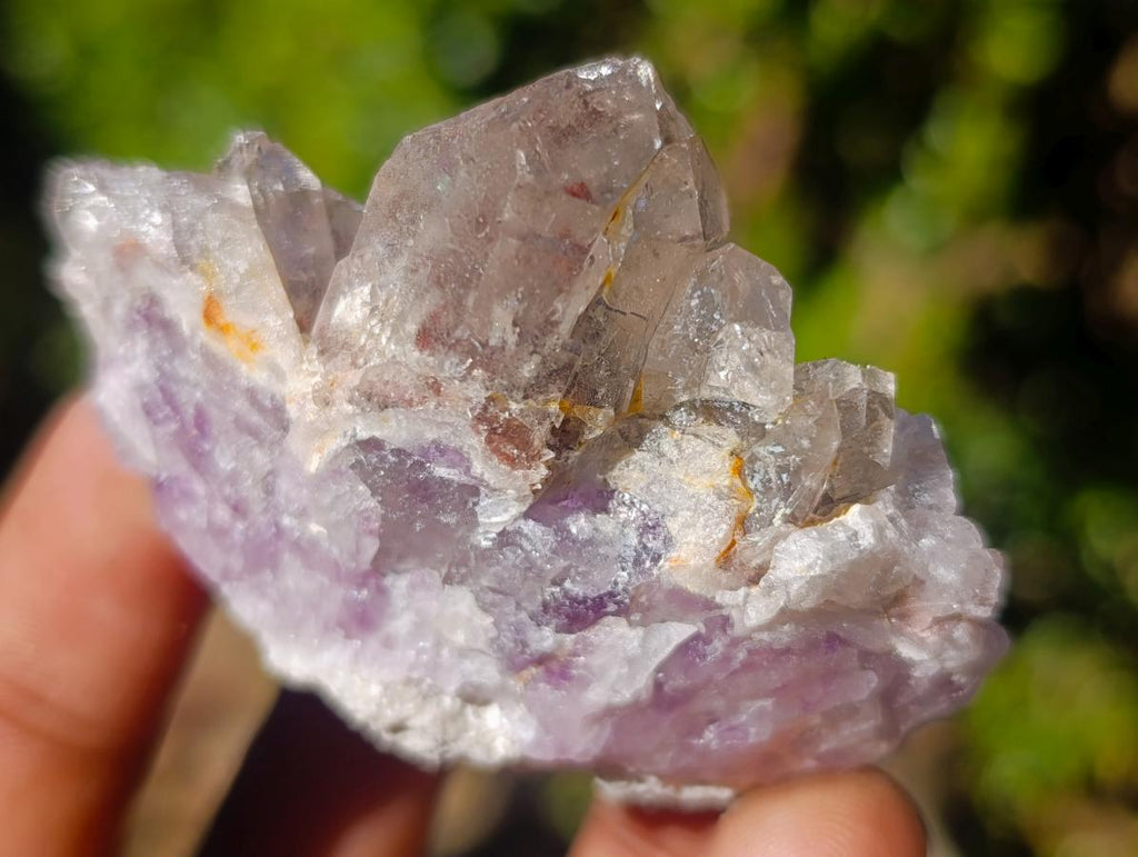 Natural Rare Amethyst Asylum Quartz Clusters x 35 From Luena, Congo - Toprock Gemstones and Minerals 