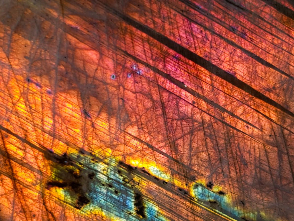 Polished Large Labradorite Standing Display Piece x 1 From Madagascar - Toprock Gemstones and Minerals 