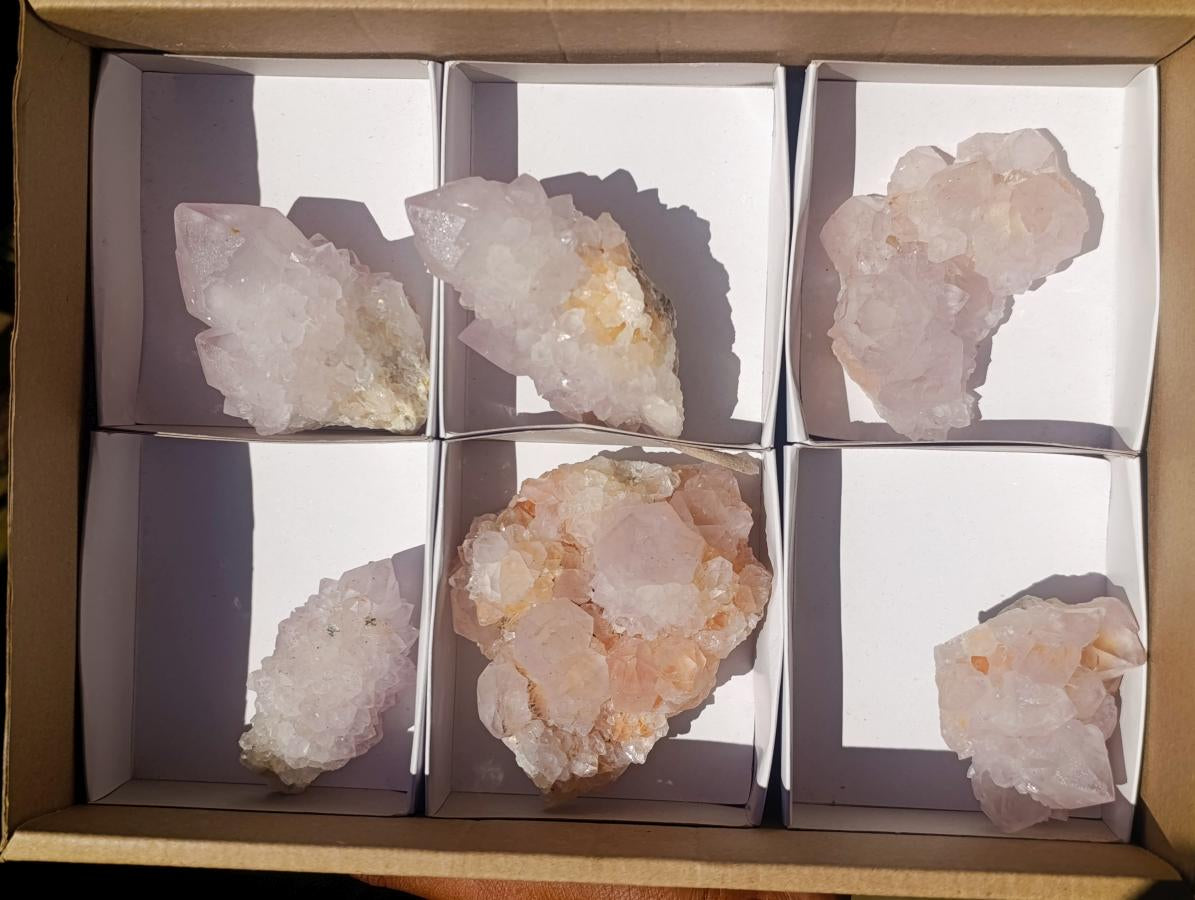 Natural Spirit Amethyst Clusters x 6 From Boekenhouthoek, South Africa - Toprock Gemstones and Minerals 