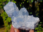 Natural Blue Celestite Specimens x 3 From Sakoany, Madagascar - Toprock Gemstones and Minerals 