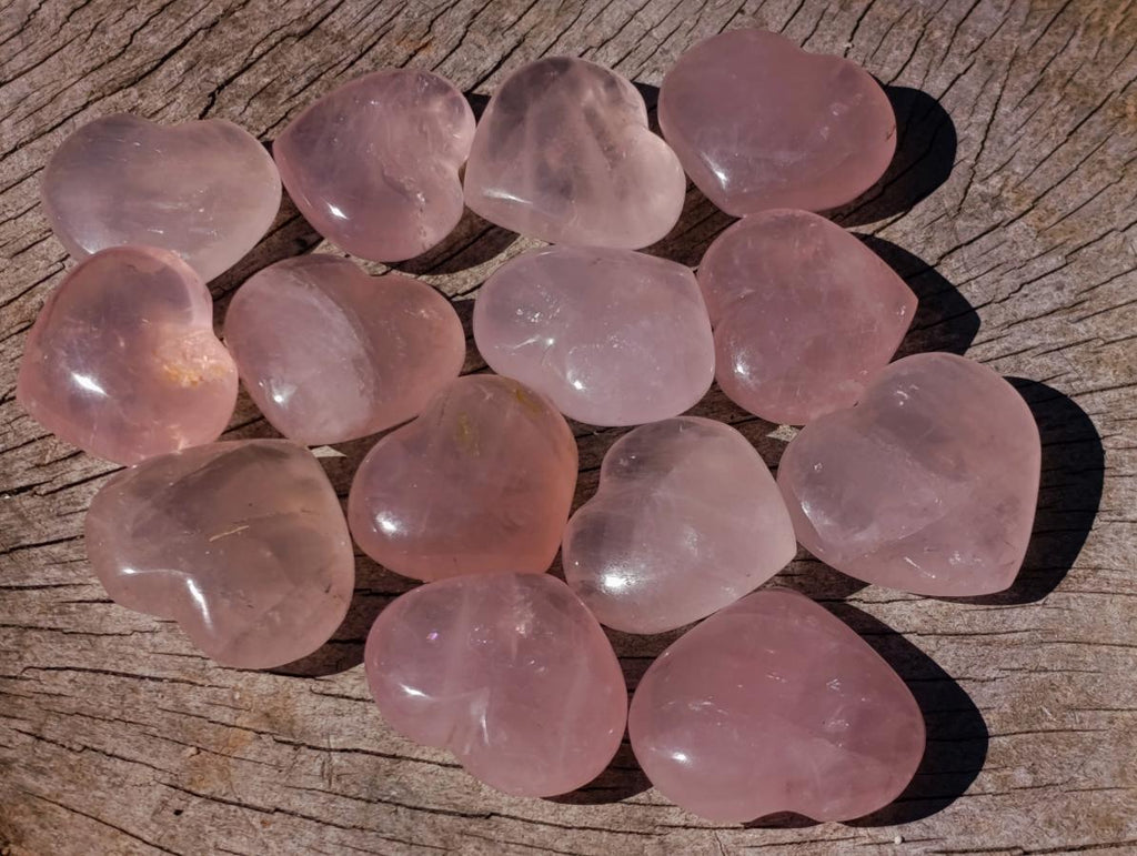 Polished Mixed Multi Mineral Hearts x 56 From Madagascar - Toprock Gemstones and Minerals 