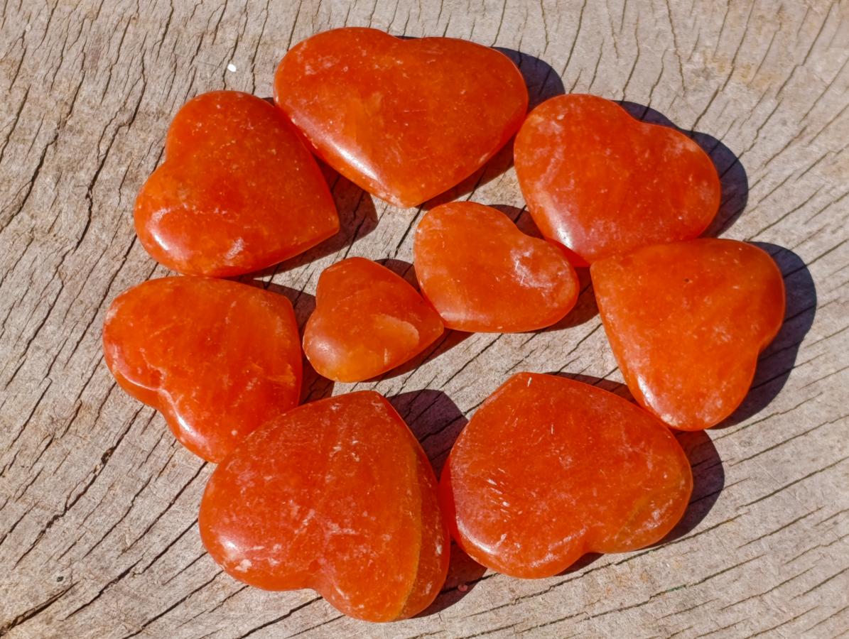 Polished Mixed Multi Mineral Hearts x 56 From Madagascar - Toprock Gemstones and Minerals 