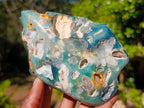Polished On One Side Mtorolite Chrysoprase Specimens x 3 From Mutorashanga, Zimbabwe - Toprock Gemstones and Minerals 