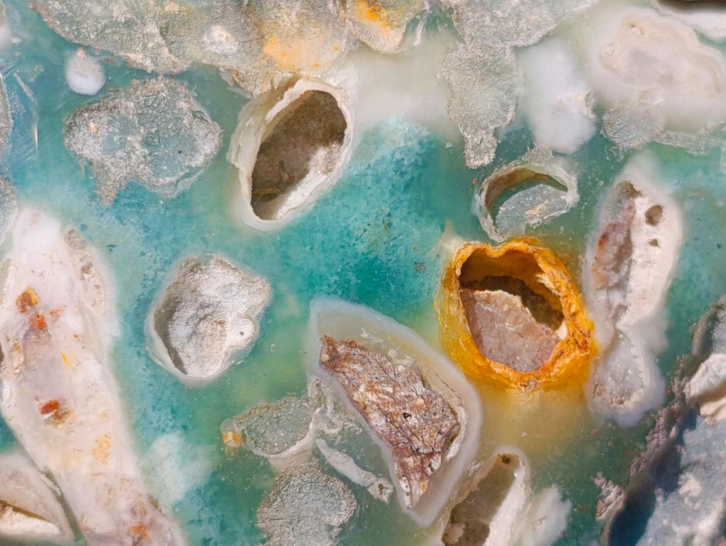 Polished On One Side Mtorolite Chrysoprase Specimens x 3 From Mutorashanga, Zimbabwe - Toprock Gemstones and Minerals 
