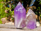 Polished Chevron Amethyst Display Crystals x 6 From Madagascar - Toprock Gemstones and Minerals 
