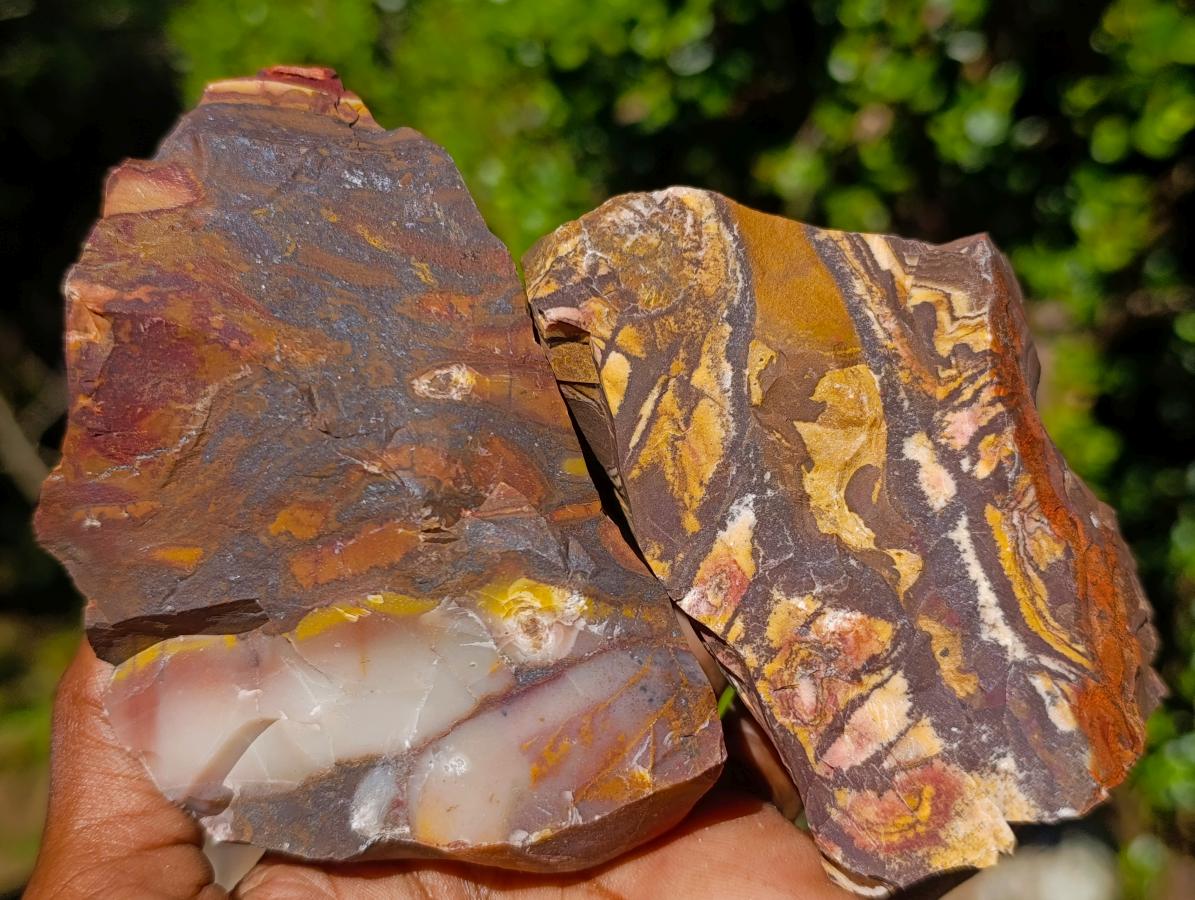 Natural Nguni Jasper Cobbed Specimens x 12 From Northern Cape, South Africa - Toprock Gemstones and Minerals 