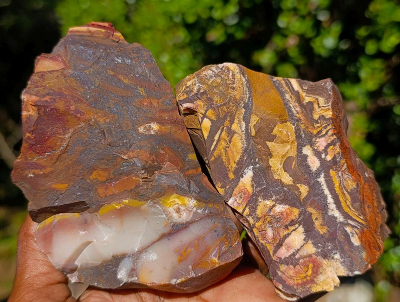 Natural Nguni Jasper Cobbed Specimens x 12 From Northern Cape, South Africa - Toprock Gemstones and Minerals 