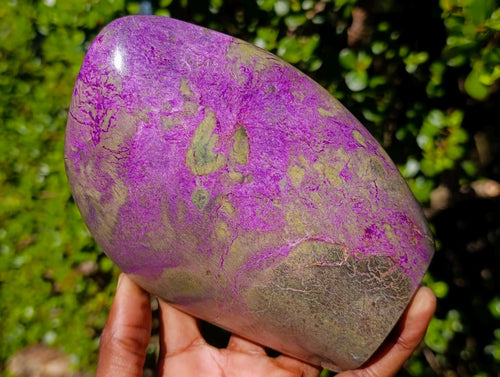 Polished Large Stichtite Standing Display Piece x 1 From Barberton, South Africa - Toprock Gemstones and Minerals 