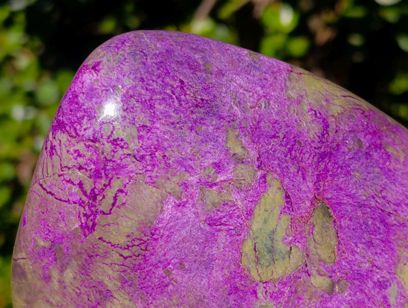Polished Large Stichtite Standing Display Piece x 1 From Barberton, South Africa - Toprock Gemstones and Minerals 