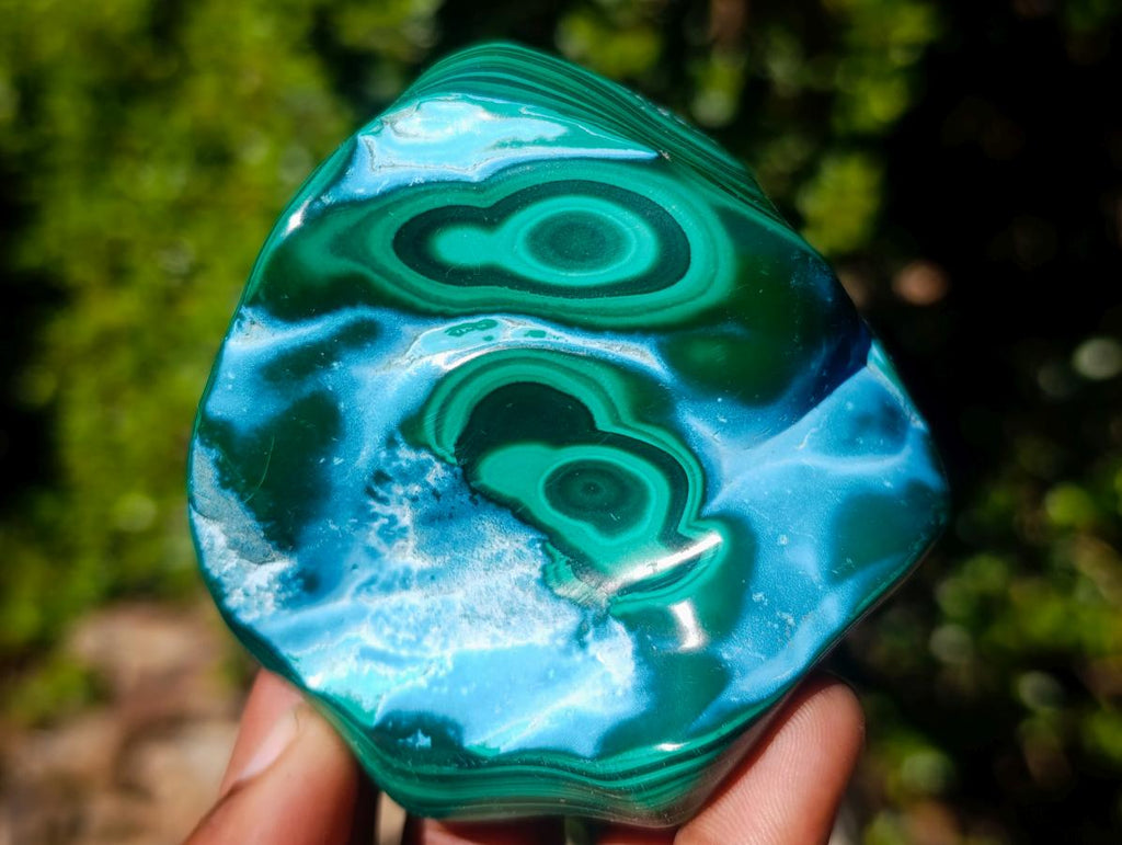 Polished Malacolla Free Forms x 4 From Kulukuluku, Congo - Toprock Gemstones and Minerals 