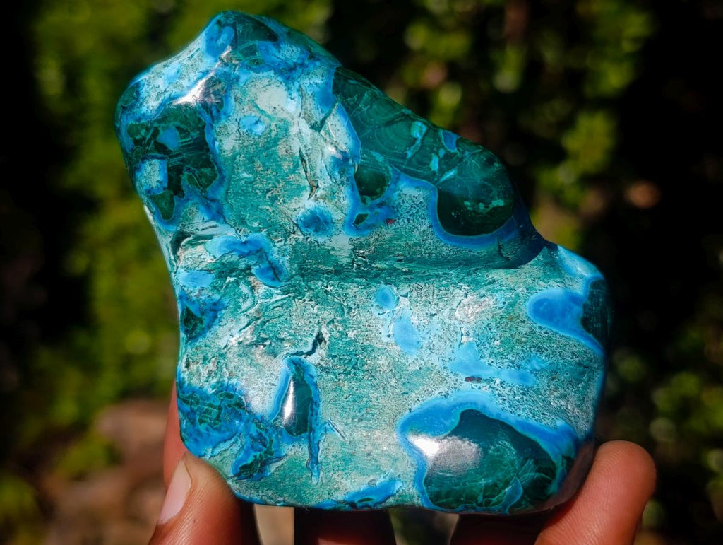 Polished Malacolla Free Forms x 4 From Kulukuluku, Congo - Toprock Gemstones and Minerals 