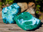 Polished Malacolla Free Forms x 4 From Kulukuluku, Congo - Toprock Gemstones and Minerals 