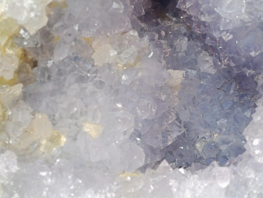 Natural Blue Lace Agate Geode and a Specimen x 2 From Nsanje, Malawi - Toprock Gemstones and Minerals 