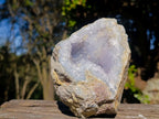 Natural Blue Lace Agate Geode and a Specimen x 2 From Nsanje, Malawi - Toprock Gemstones and Minerals 