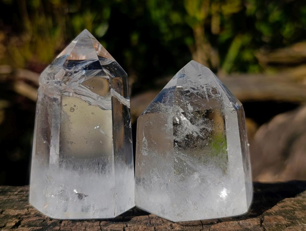Polished Clear Quartz Display Crystals x 6 From Madagascar - Toprock Gemstones and Minerals 