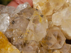 Natural Golden Limonite Quartz Clusters x 36 From Solwezi, Zambia - Toprock Gemstones and Minerals 