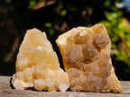 Natural Golden Limonite Quartz Clusters x 36 From Solwezi, Zambia - Toprock Gemstones and Minerals 