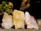 Natural Golden Limonite Quartz Clusters x 36 From Solwezi, Zambia - Toprock Gemstones and Minerals 