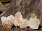 Natural Golden Limonite Quartz Clusters x 36 From Solwezi, Zambia - Toprock Gemstones and Minerals 