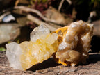 Natural Golden Limonite Quartz Clusters x 36 From Solwezi, Zambia - Toprock Gemstones and Minerals 