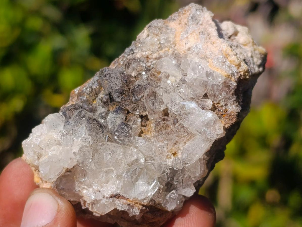 Natural Golden Limonite Quartz Clusters x 36 From Solwezi, Zambia - Toprock Gemstones and Minerals 