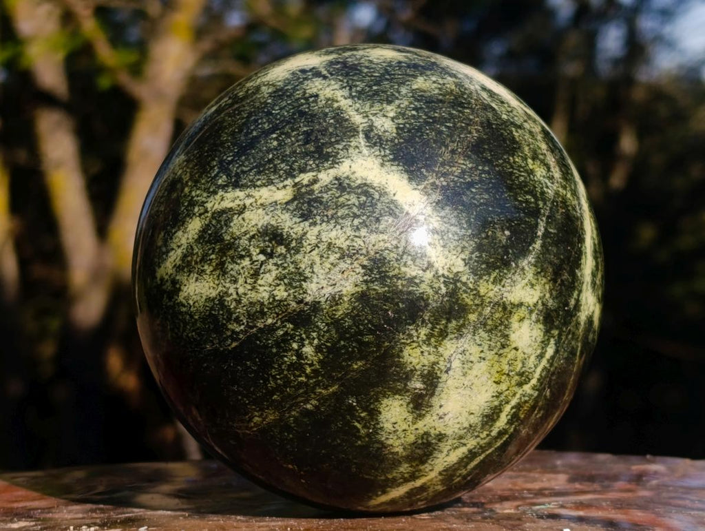Polished Large Leopard Stone Sphere x 1 From Zimbabwe - Toprock Gemstones and Minerals 