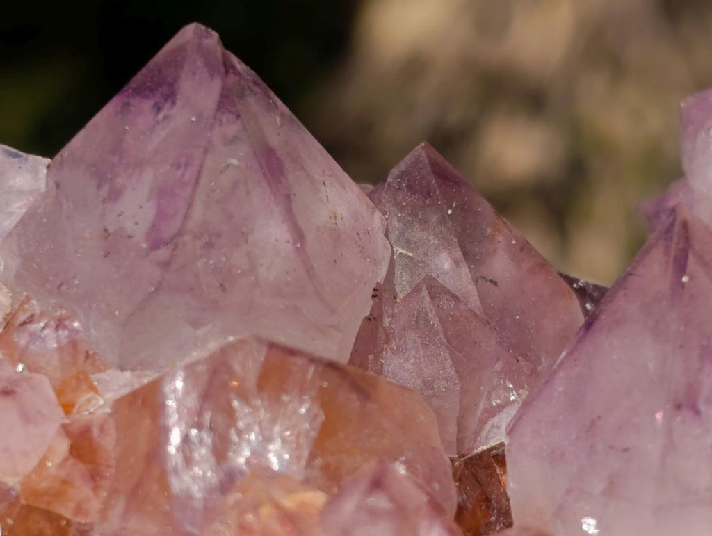 Natural Spirit Amethyst Clusters x 2 From Boekenhouthoek, South Africa - Toprock Gemstones and Minerals 