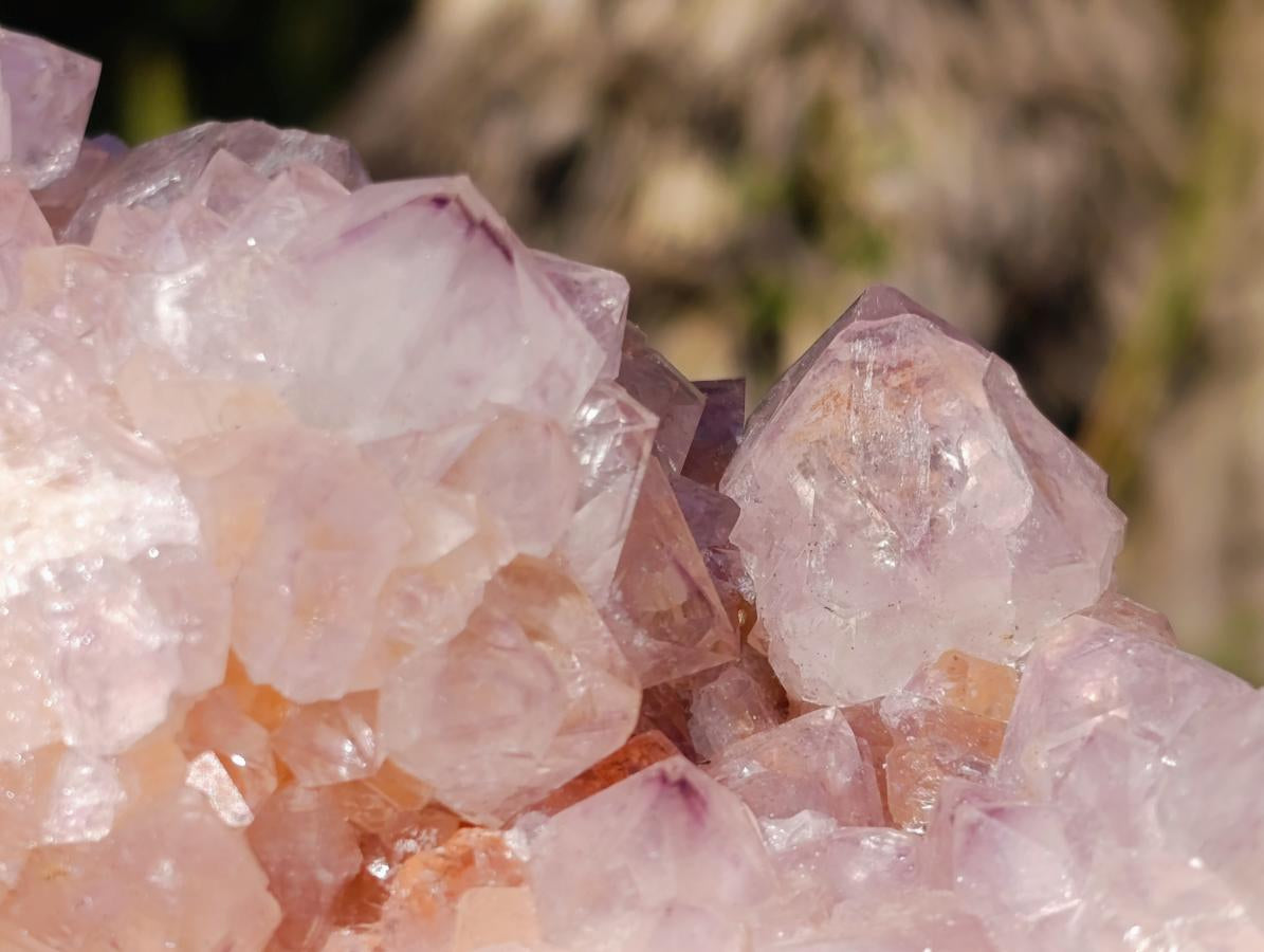 Natural Spirit Amethyst Clusters x 2 From Boekenhouthoek, South Africa - Toprock Gemstones and Minerals 