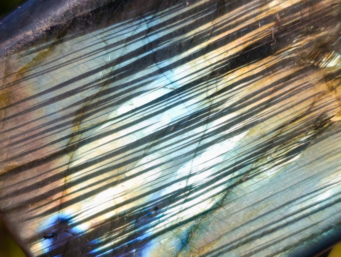 Polished Labradorite Standing Display Pieces x 6 From Madagascar - Toprock Gemstones and Minerals 