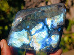 Polished Labradorite Standing Display Pieces x 6 From Madagascar - Toprock Gemstones and Minerals 