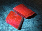 Natural Rhombohedral Sunset Orange Calcite Specimens x 6 From Spitzkop, Namibia