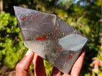 Polished Bloodstone Display Crystals x 2 From Swaziland - Toprock Gemstones and Minerals 