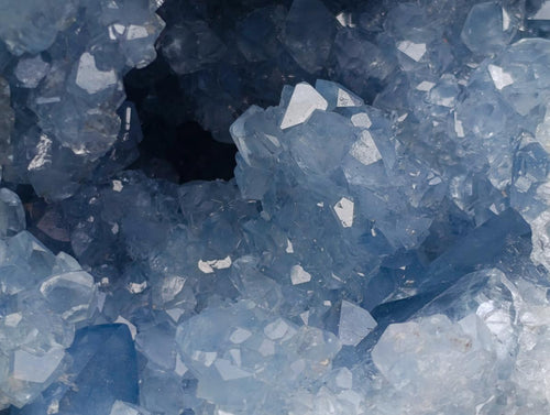 Natural XL Blue Celestite Geode Specimen x 1 From Sakoany, Madagascar - Toprock Gemstones and Minerals 