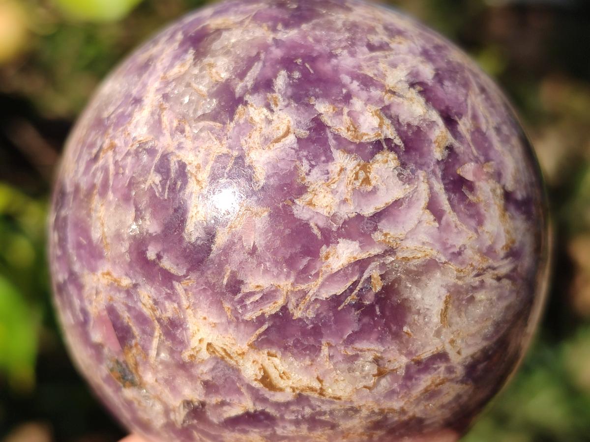 Polished Lepidolite Spheres x 4 From Ambatondrazaka, Madagascar - Toprock Gemstones and Minerals 
