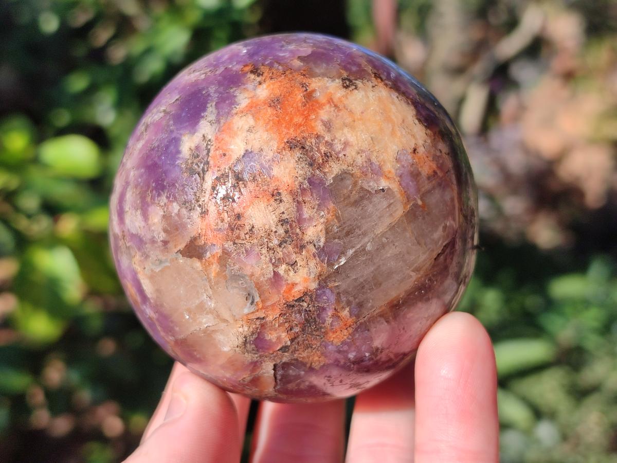Polished Lepidolite Spheres x 4 From Ambatondrazaka, Madagascar - Toprock Gemstones and Minerals 