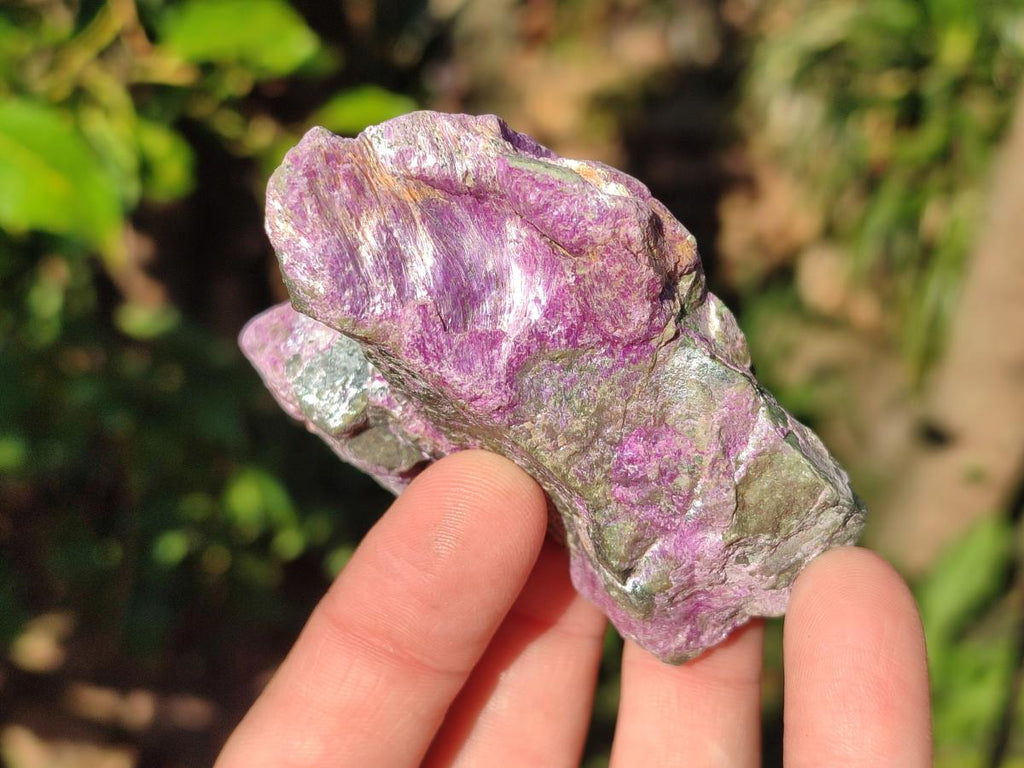 Natural Cobbed Stichtite Specimens x 12 From Barberton, South Africa - Toprock Gemstones and Minerals 