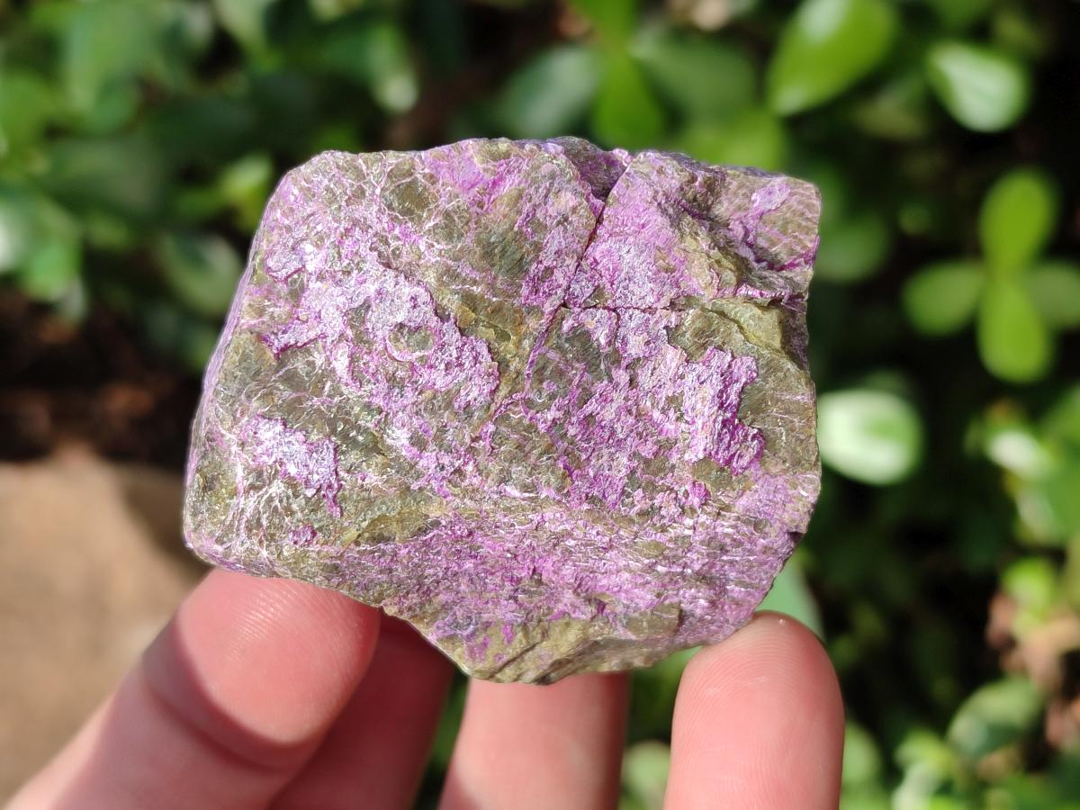Natural Cobbed Stichtite Specimens x 12 From Barberton, South Africa - Toprock Gemstones and Minerals 