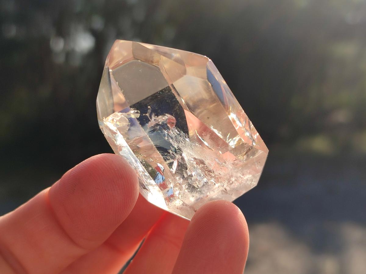 Polished Clear and Smokey Quartz Display Crystals x 20 From Madagascar - Toprock Gemstones and Minerals 