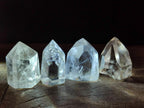 Polished Clear and Smokey Quartz Display Crystals x 20 From Madagascar - Toprock Gemstones and Minerals 