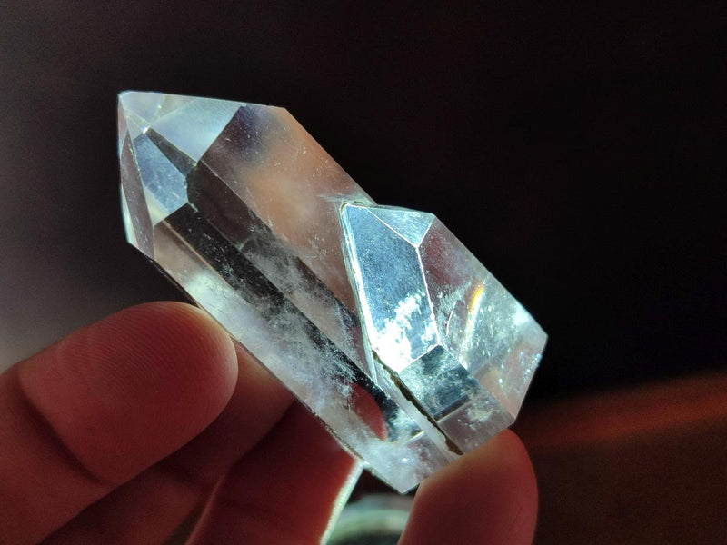 Polished Clear and Smokey Quartz Display Crystals x 20 From Madagascar - Toprock Gemstones and Minerals 