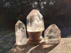 Polished Clear and Smokey Quartz Display Crystals x 20 From Madagascar - Toprock Gemstones and Minerals 