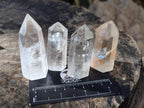 Polished Clear and Smokey Quartz Display Crystals x 20 From Madagascar - Toprock Gemstones and Minerals 