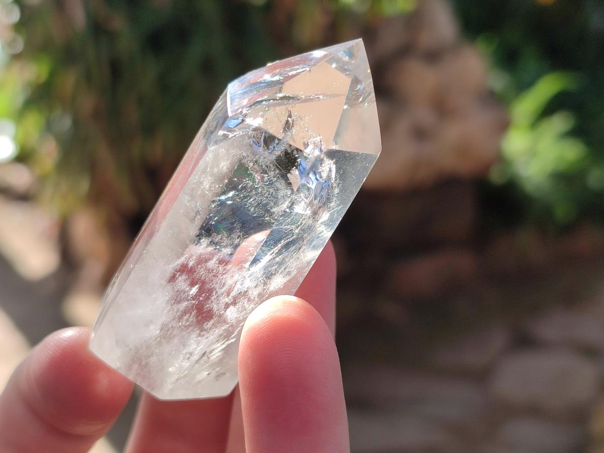 Polished Clear and Smokey Quartz Display Crystals x 20 From Madagascar - Toprock Gemstones and Minerals 