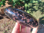 Polished Large "Water Sapphire" Standing Display Pieces with Sillimanite x 2 From Ambatofinandrahana, Madagascar - Toprock Gemstones and Minerals 