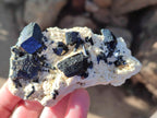 Natural Schorl Black Tourmaline Specimens x 6 From Erongo, Namibia - Toprock Gemstones and Minerals 