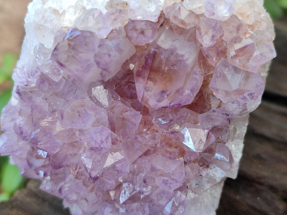 Natural Spirit Amethyst Clusters x 3 From Boekenhouthoek, South Africa - Toprock Gemstones and Minerals 