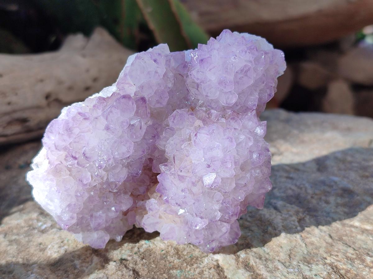 Natural Spirit Amethyst Clusters x 3 From Boekenhouthoek, South Africa - Toprock Gemstones and Minerals 