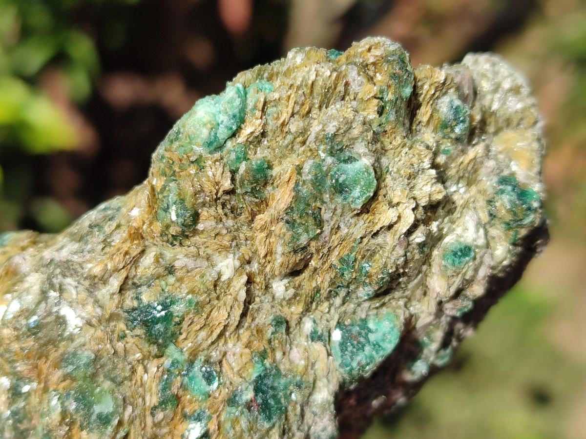 Natural Emerald Mica 'Mutokolite' Cobbed Specimens x 6 From Mutoko, Zimbabwe - Toprock Gemstones and Minerals 