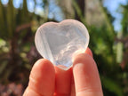Polished Mini Rock Crystal and Girasol Hearts x 35 From Amoron’i Mania, Madagascar - Toprock Gemstones and Minerals 
