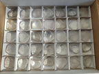 Polished Mini Rock Crystal and Girasol Hearts x 35 From Amoron’i Mania, Madagascar - Toprock Gemstones and Minerals 